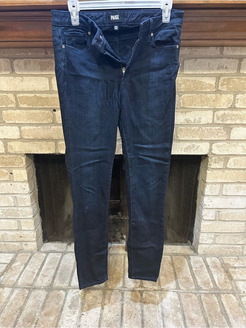 PAIGE Dark Indigo Skinny Jeans EUC